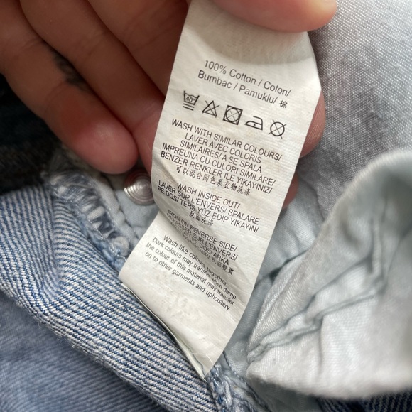 Missguided Riot High Rise Mom Jeans Distressed Size 0 - Picture 7 of 7